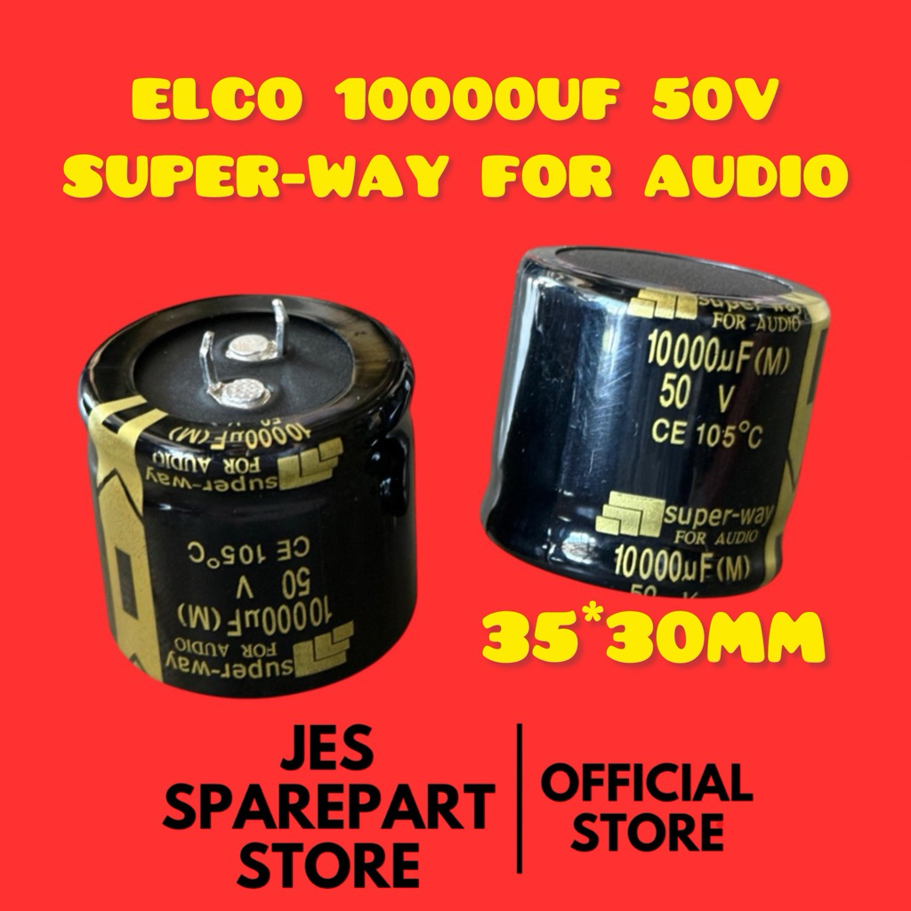 ELCO 10000UF 50V SUPER-WAY สําหรับเสียง