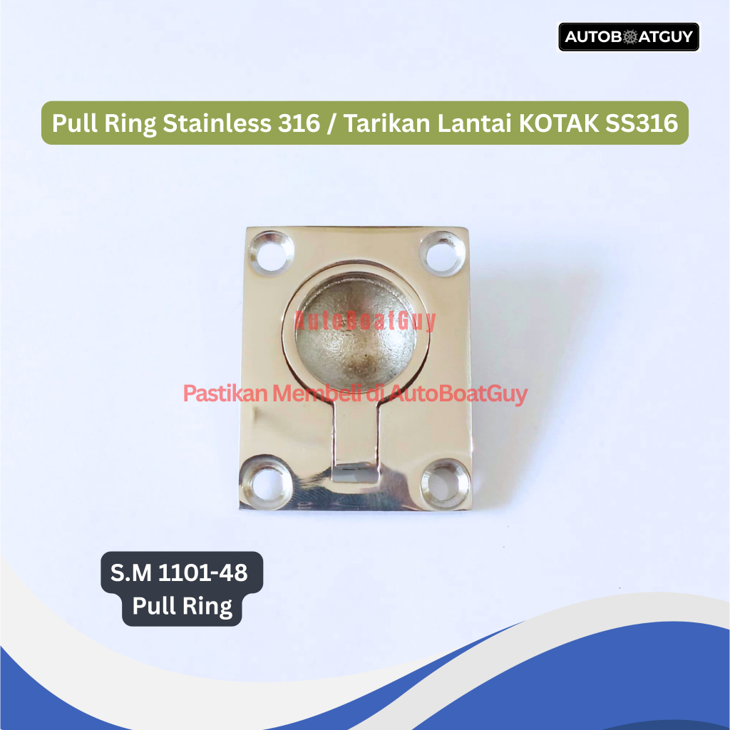 Pull Ring Stainless 316 / Floor Pull BOX SS316