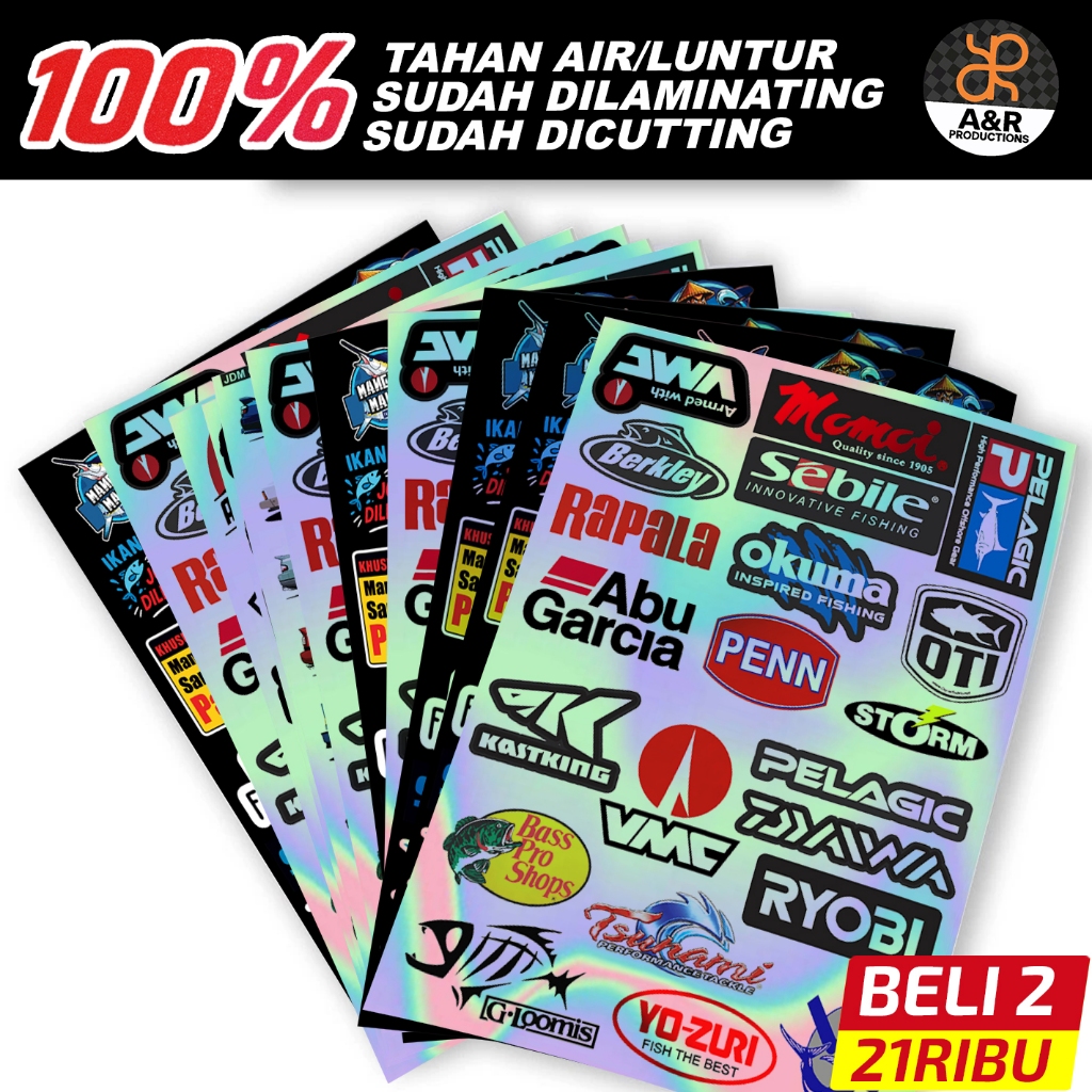 สติ๊กเกอร์ตกปลาโฮโลแกรมน่ารัก&คูล | คําตกปลา | ไวนิลโฮโลแกรมกันน้ํา