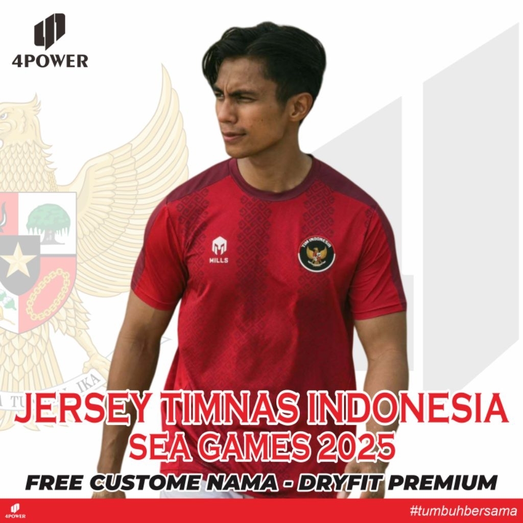 ใหม่ล่าสุด INDONESIAN NATIONAL TEAM SEA GAMES HOME JERSEY 2025 - INDONESIAN NATIONAL TEAM SEA GAMES 