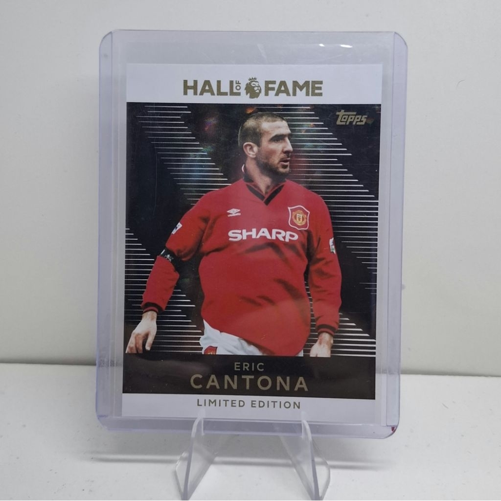 การ์ดฟุตบอล Topps Hall Of Fame Eric Cantona แมนเชสเตอร์ ยูไนเต็ด