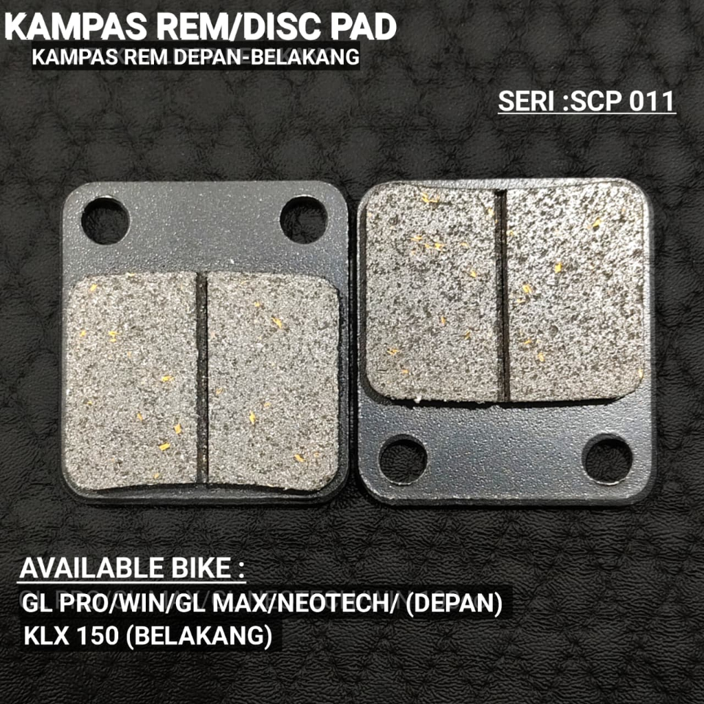 ผ้าดิสก์เบรกหน้า GL Pro GL max Neotech Win ดิสก์เบรกหลัง Klx 150 Mt55