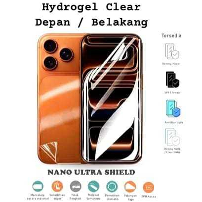 LAYAR Hydrogel CLEAR ด้านหน้า/ด้านหลัง Vivo iQOOZ10 iQOOZ10R iQOOZ9 iQOOZ9x iQOOZ7 iQOOZ7x iQOO13 iQ