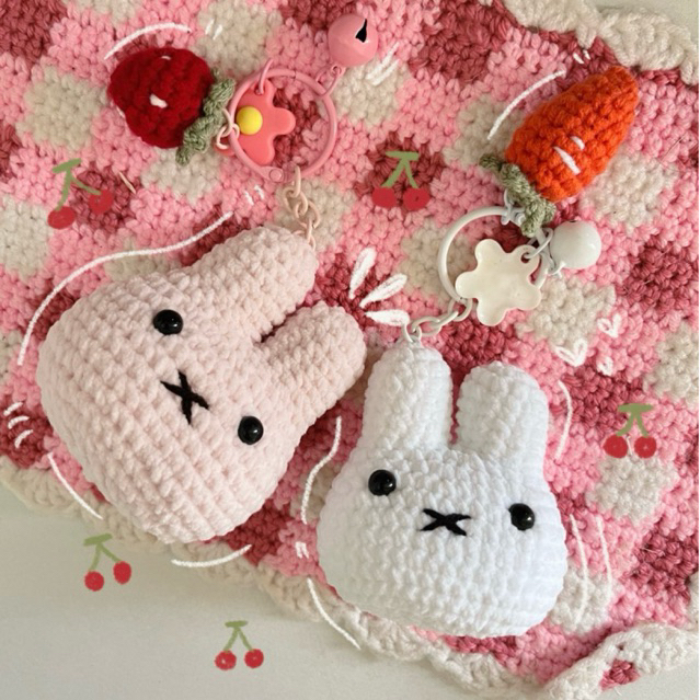 GANTUNGAN [RaysCrochet] Miffy พวงกุญแจ / พวงกุญแจ / กระเป๋าcharm / miffy