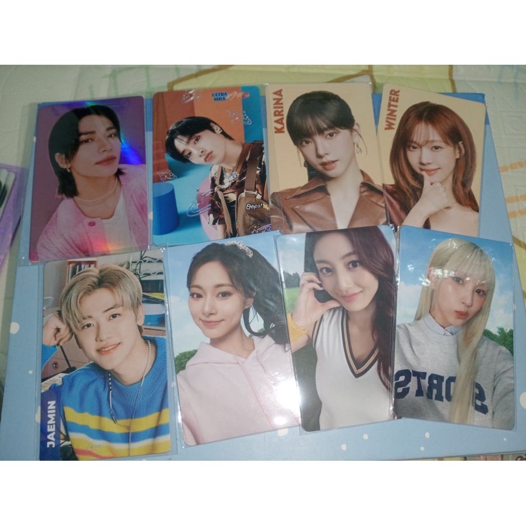 Photocard อย่างเป็นทางการ Straykids นมพิเศษ / Photocard อย่างเป็นทางการ aespa x nabati / photocard อ
