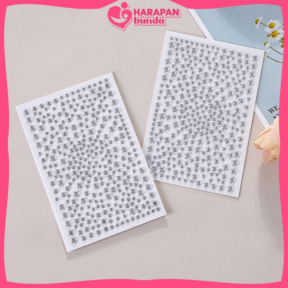 MATA Pearl Face Sticker Set / Makeup Eye Decorative Sticker Face Gem Crystal Sticker คอสเพลย์ Harapa