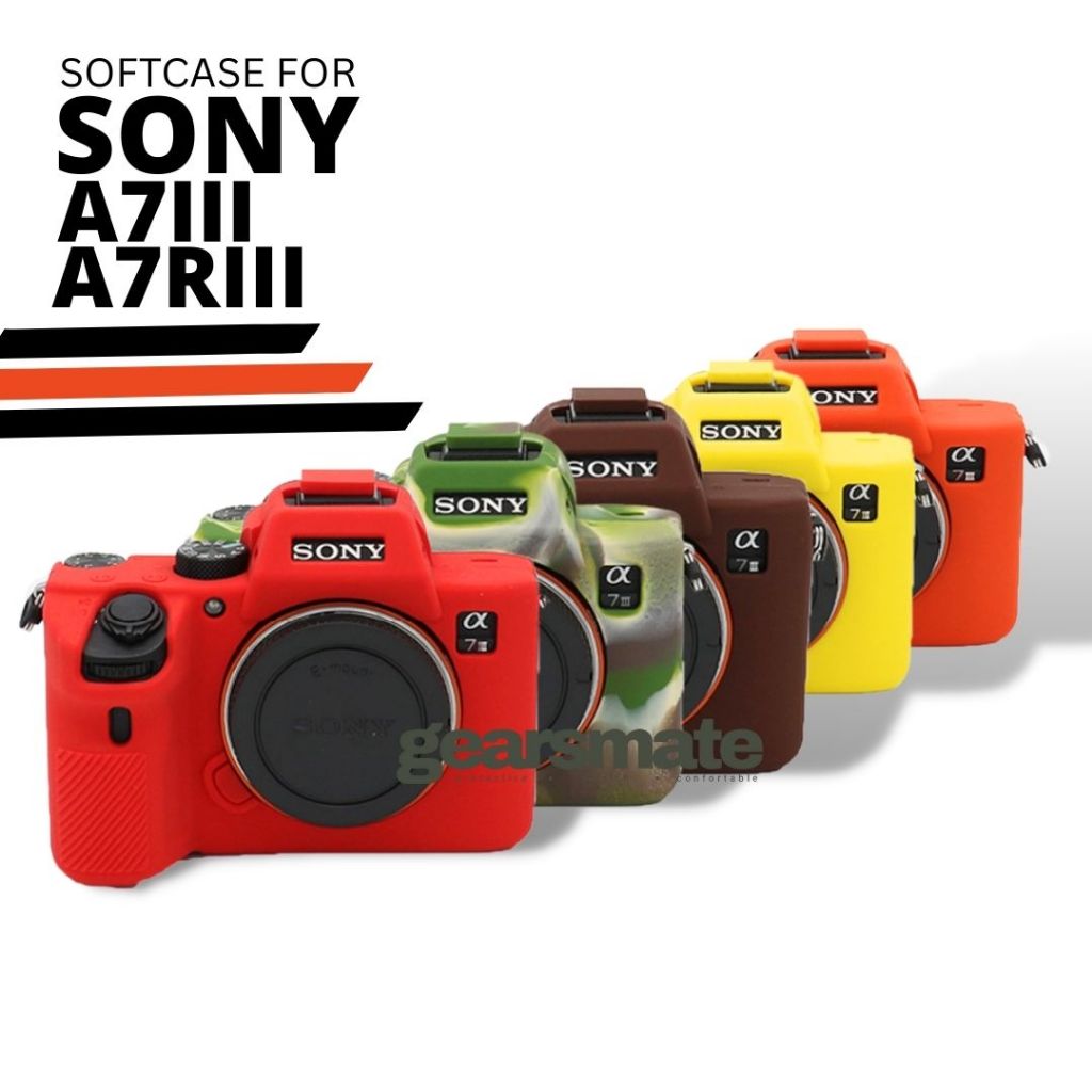 Softcase สําหรับ Sony A7III A7RIII ฝาครอบตัวป้องกันกล้อง