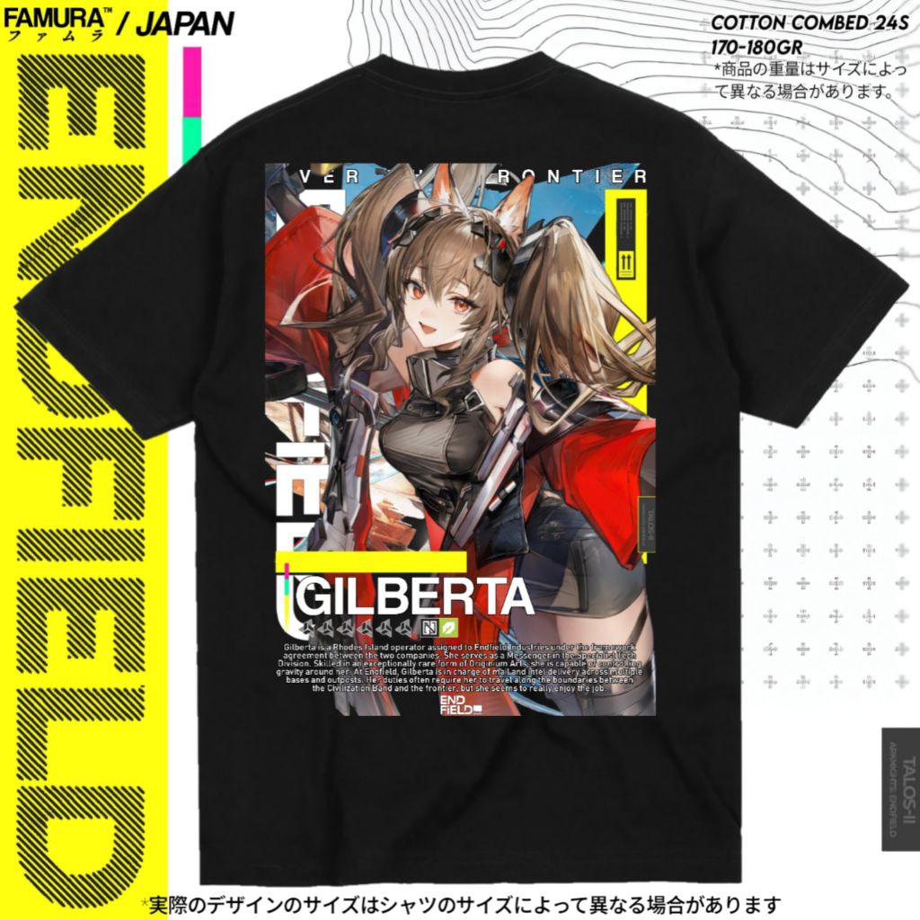 เสื้อยืด FIMURA / เสื้อเกม Gilberta Arknights Endfield