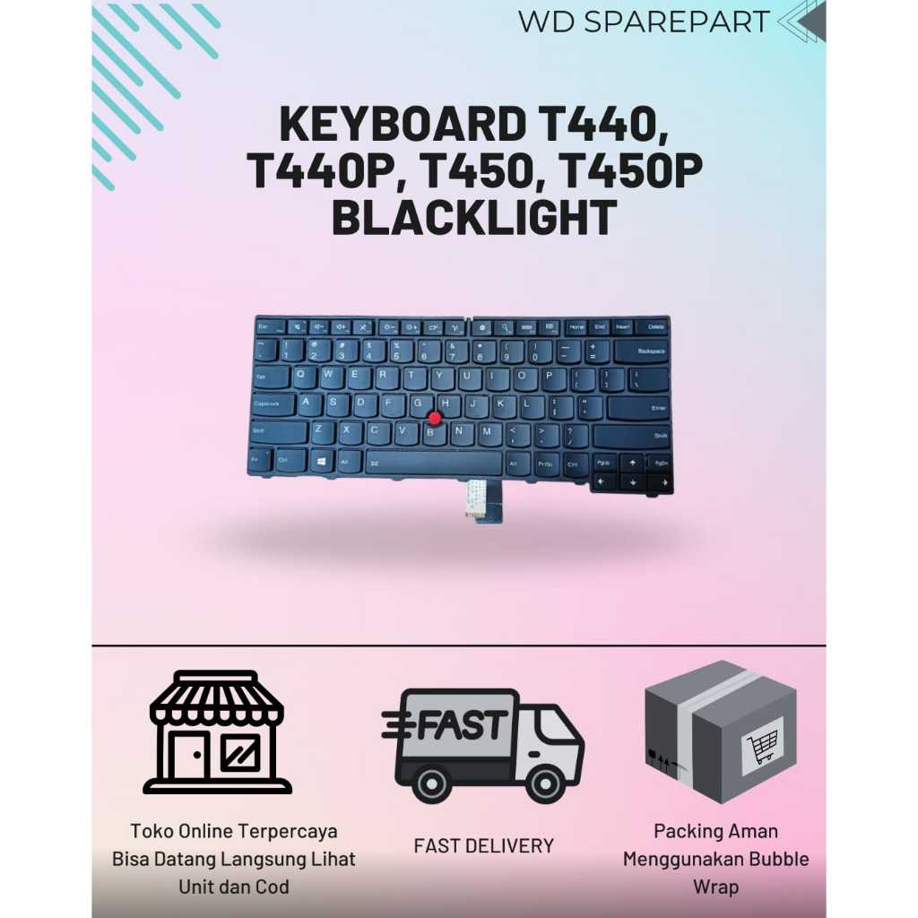 | LENOVO T440, T440p, T450, T450p Keyboard (BLACKLIGHT)