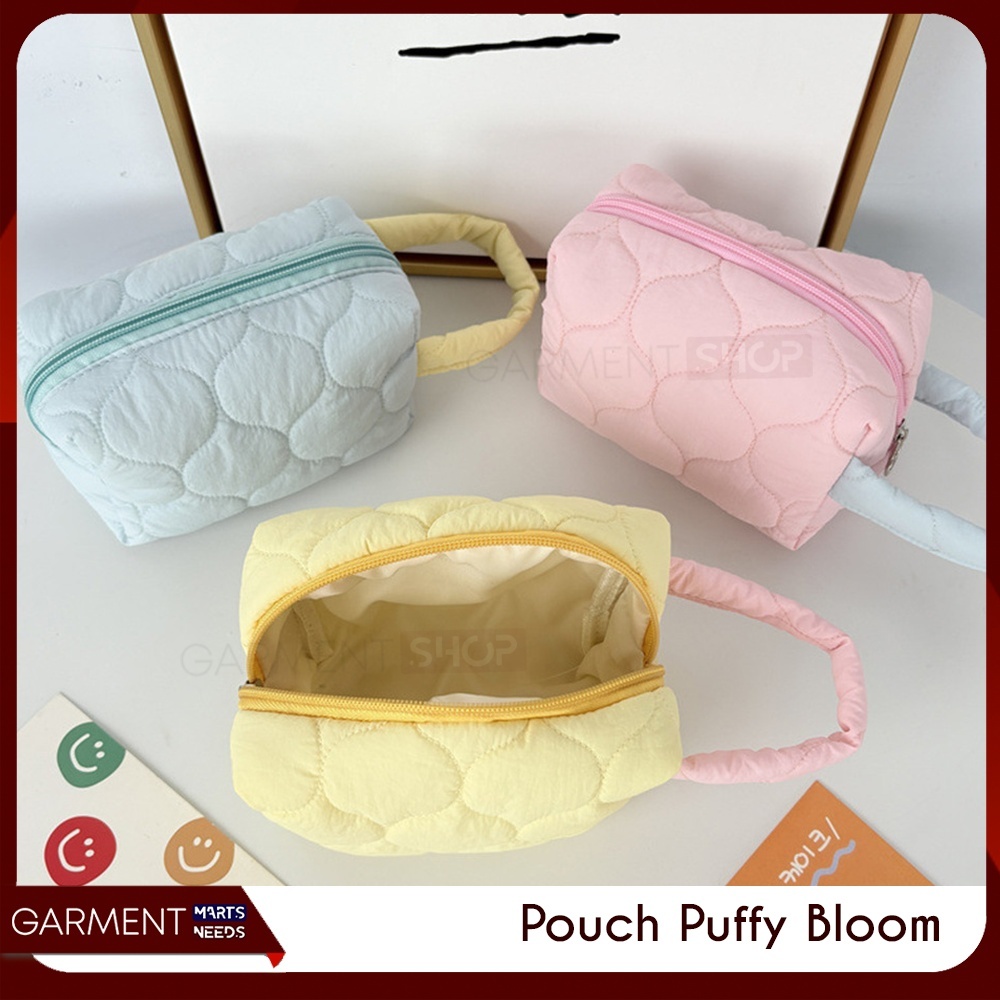 PUFFYBUNG - Puffy Aesthetic Makeup Pouch Korean Style Makeup Organizer Multipurpose Baby Kit Toiletr