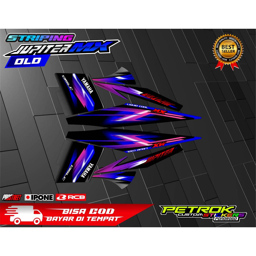 YAMAHA JUPITER MX 135 OLD VARIATION STRIPING - สไตล์ดั้งเดิม/ OLD JUPITER MX 135 VARIATION STICKER LIST