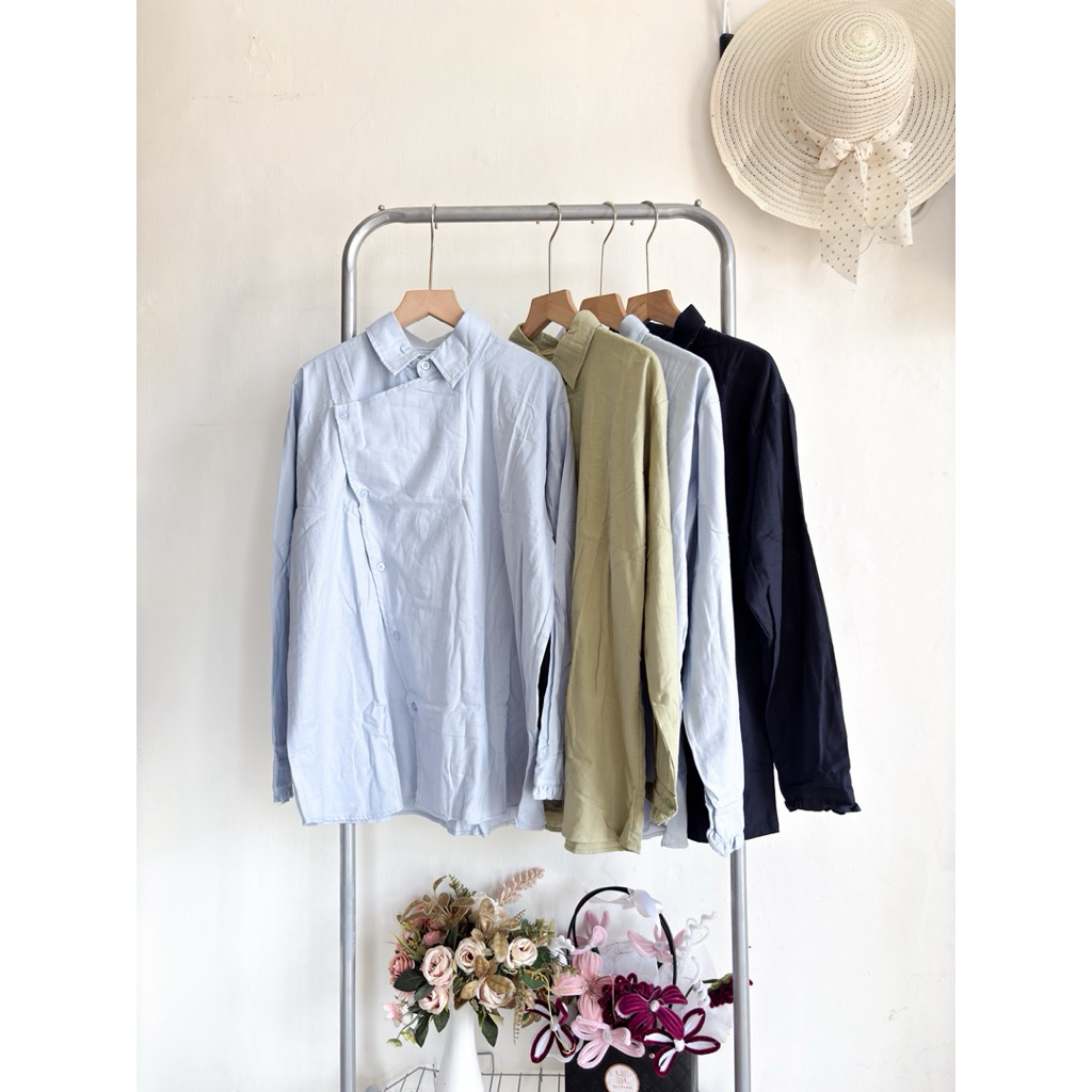 KILA BLOUSE - ผู้หญิง BLOUSE - ผู้หญิง LONG-SLEEVED BLOUSE