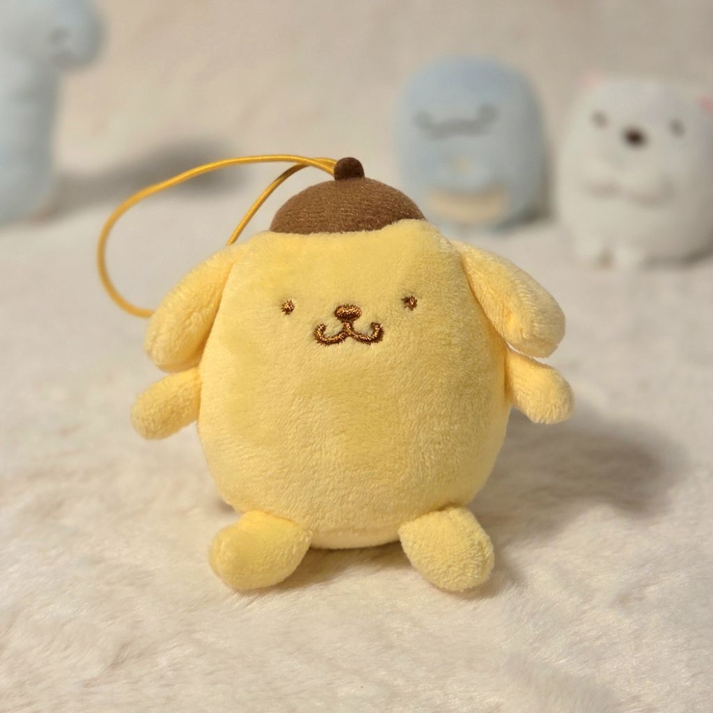 พวงกุญแจตุ๊กตา Sanrio Eikoh Pompompurin ของแท้