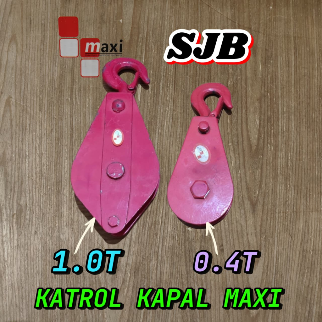 MERAH RED MAXI SHIP PULLEY 0.4T / 1T