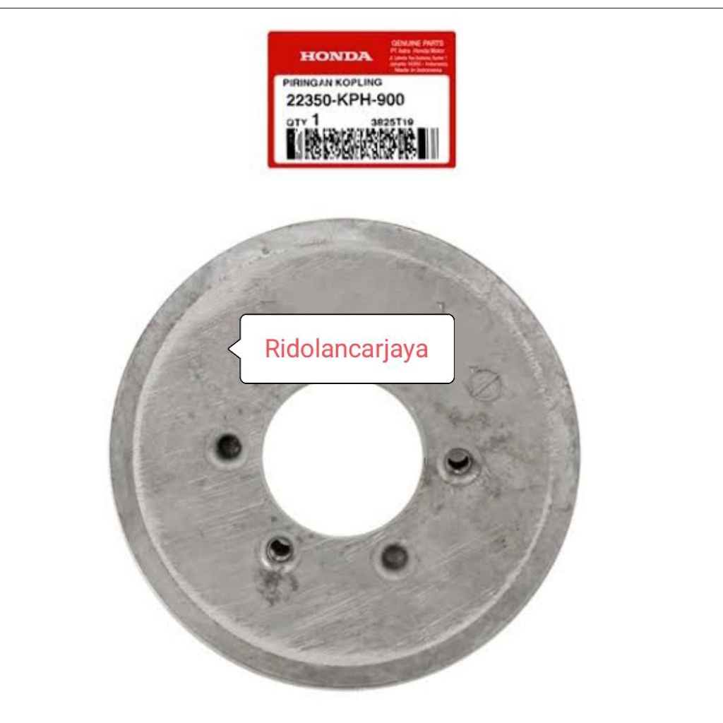 จานคลัทช์ PRESSOR SUPRA 125 FI 22350-KPH-900 ORIGINAL HONDA AHM