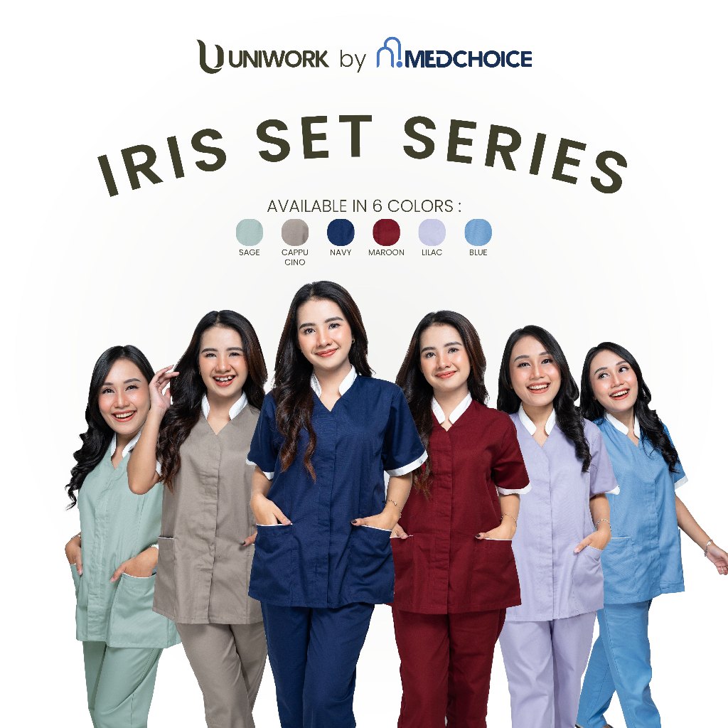[Uniwork] Iris Nurse Uniform / Jumbo Babysitter Uniform / Big Size Babysitter Uniform / Nanny Unifor
