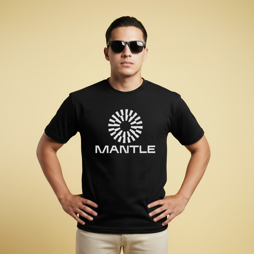 MANTLE Crypto MNT Premium T-Shirt ผ้าคอตตอนแขนสั้นและแขนยาว