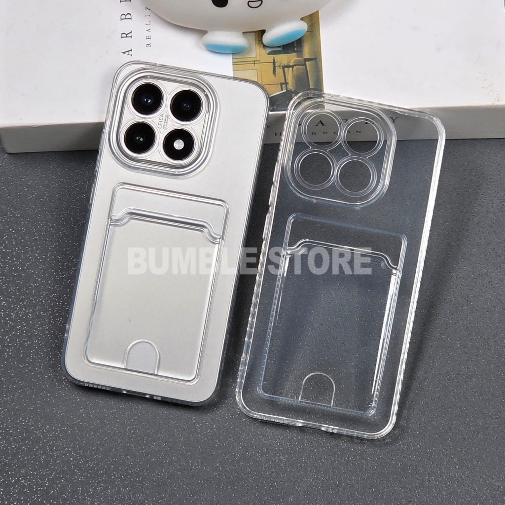 Bumble - Xiaomi 15T Xiaomi 15T Pro Softcase Clear Card Case Clear Card Slot Case Xiaomi 15T Xiaomi 1