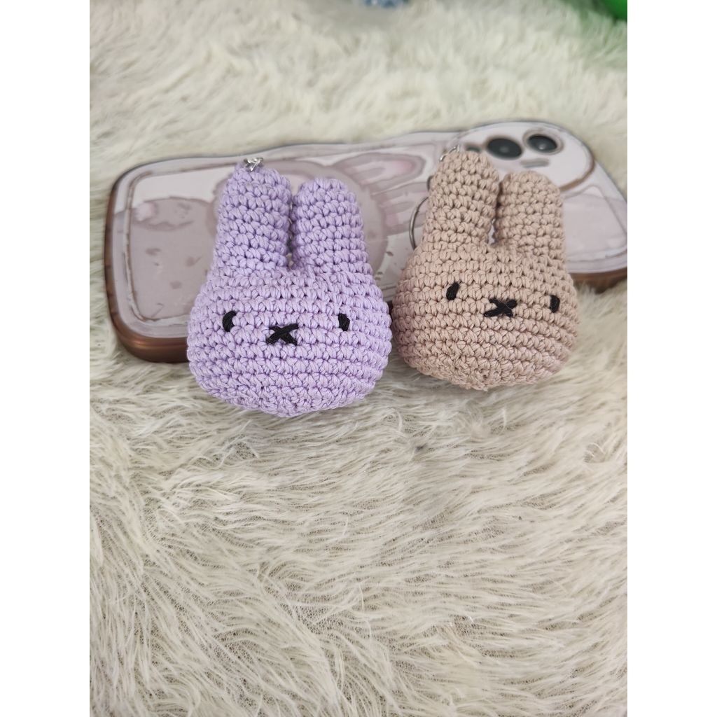 GANTUNGAN พวงกุญแจ Miffy น่ารักความงามกระเป๋าพวงกุญแจพวงกุญแจที่กําหนดเอง