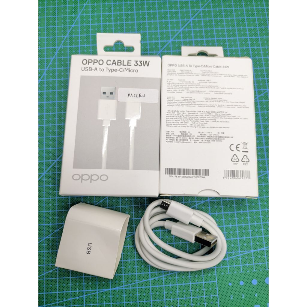 TYPE C DATA CABLE 0PP A18 A3 0PP A80 TRAVEL CHRZING 33W