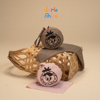 Fruitie Gang Series 2-in-1 Mini Parachute Travel Prayer Robe Travel Telekung Mini Telekung Travel