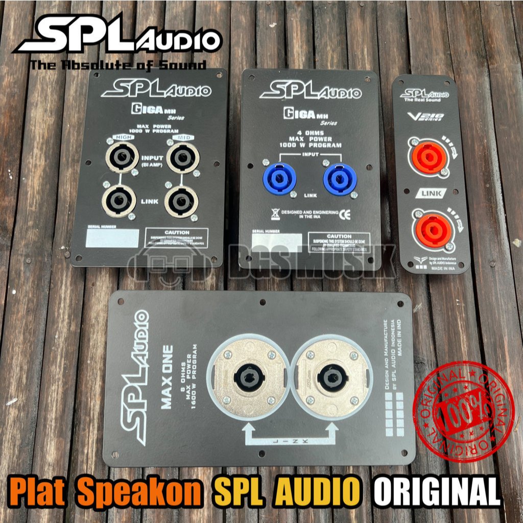 แผ่นเทอร์มินัลพูดเสียง SPL ดั้งเดิม - แผ่นพูดเสียง SPL ดั้งเดิม - SPL AUDIO Speakon Plate Plus ซ็อกเ