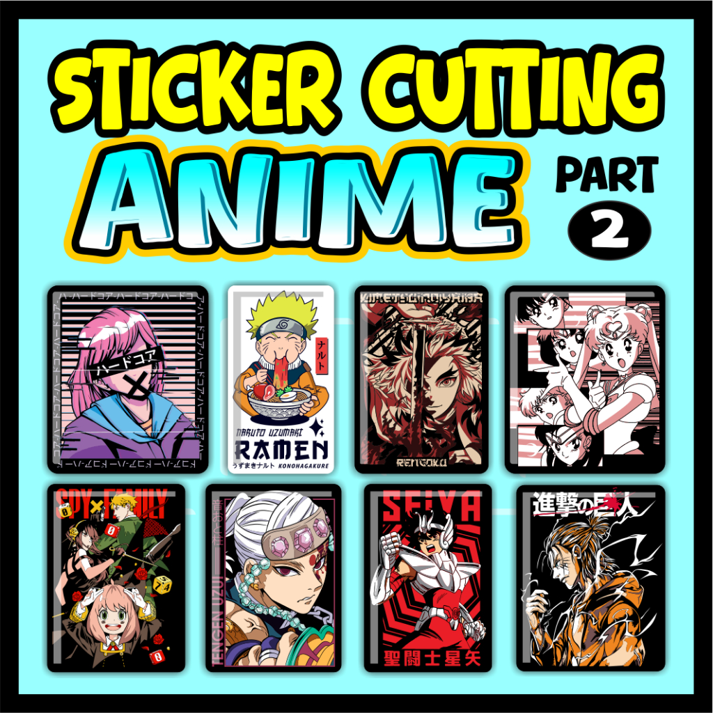 Amine Cutting Sticker Part 2 - Viralnesia