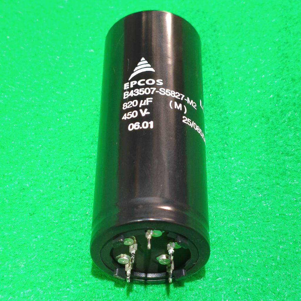 ELCO JUMBO 450V 820UF 5-LEG EPCOS ยี่ห้อ