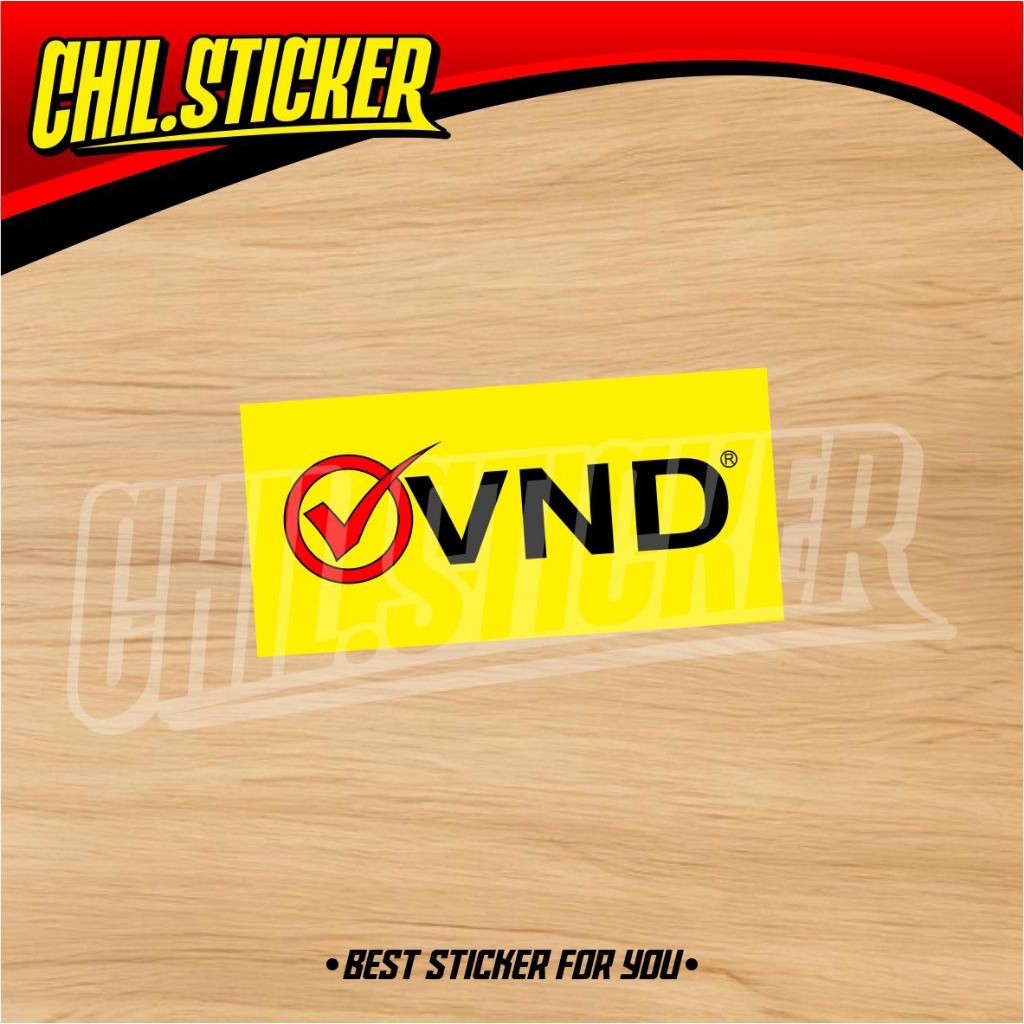 VND RACING STICKERS สติ๊กเกอร์แข่ง VND