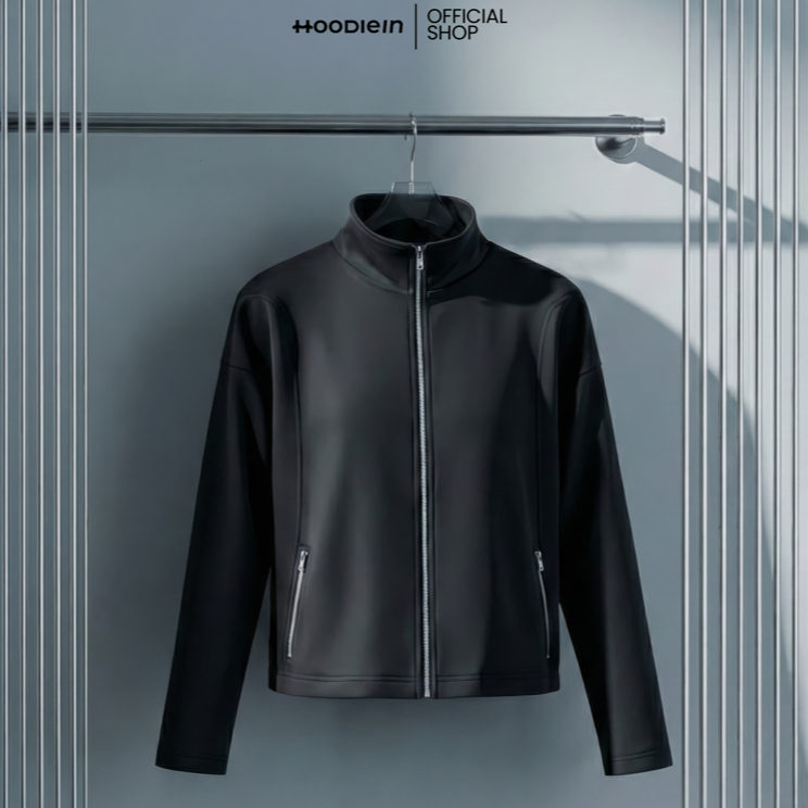 Hoodie.In Ruby Zipper Crop