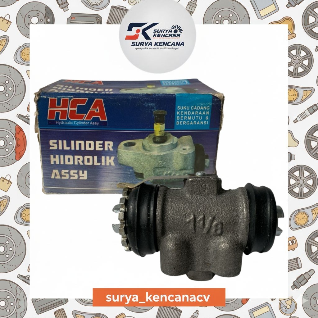 เบรคบล็อก/รอก CYLINDER ASSY REAR RH PLAIN MITSUBISHI COLT DIESEL DOUBLE FE79 ORIGINAL HCA MB060308