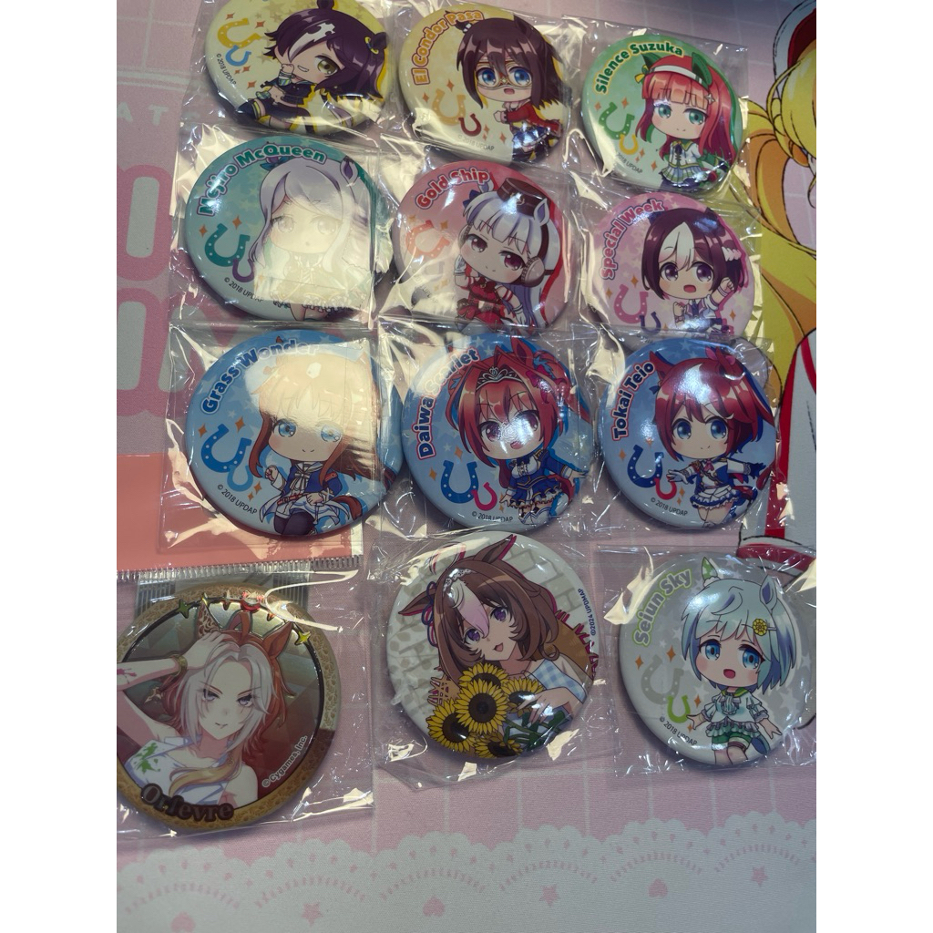 Uma musume ตัวอักษรป้าย pin el door pasa silience suzuka mejiro mcqueen เรือทองสัปดาห์พิเศษ Grass wo