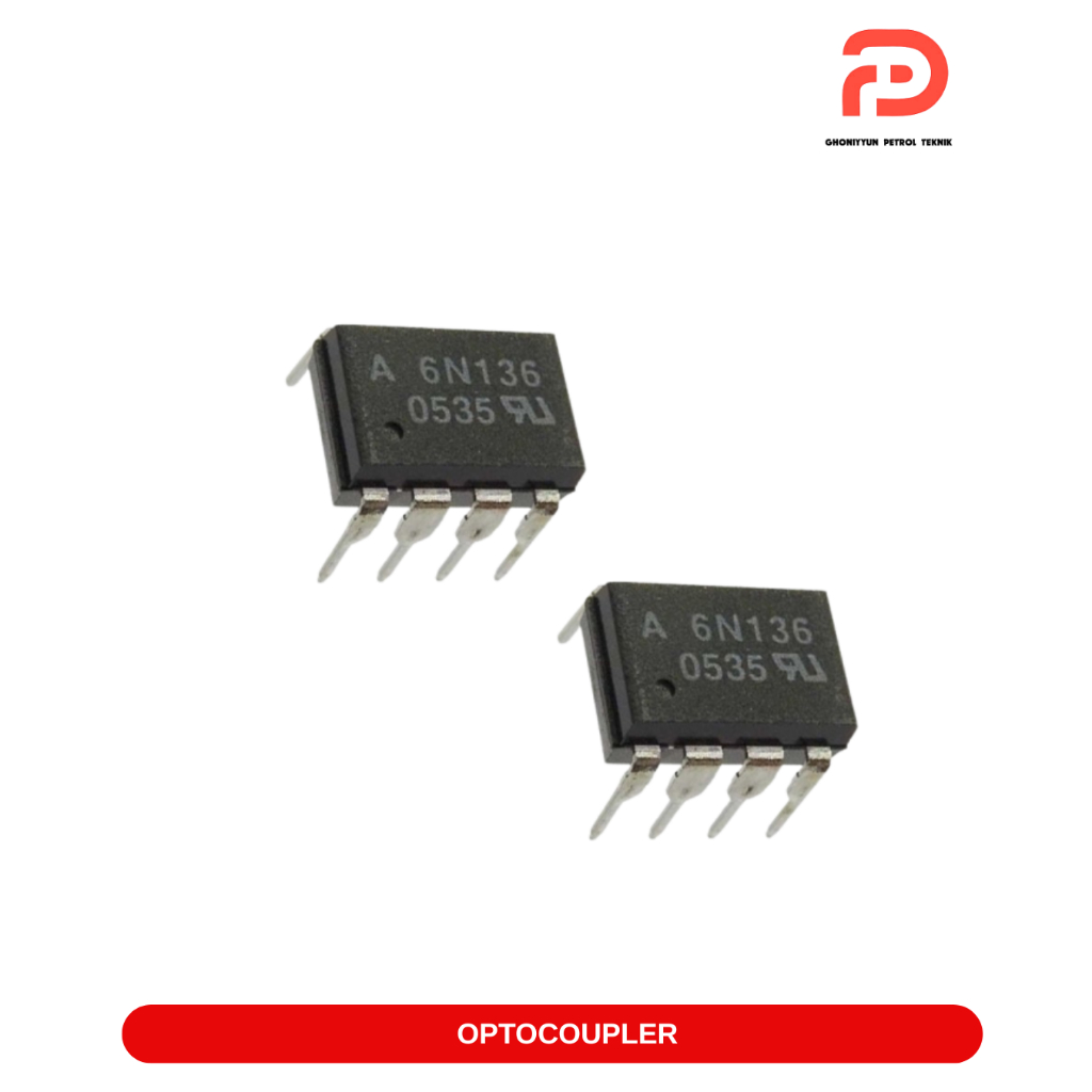 OPTOCOUPLER IC TDK 6N136 Optocoupler DIP-8 A6N136 ดิจิตอล Pertamina