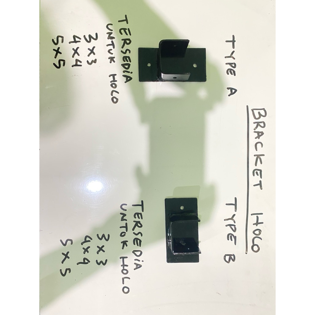 SAY DECORATION TYPE 164 BRACKET HOLO SIZE 3x3/4x4/5x5 หนา 3mm