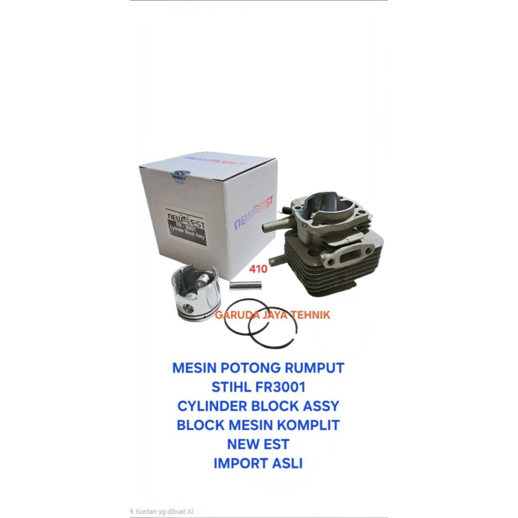 MESIN Stihl FR3001 เสื้อสูบเครื่องตัดหญ้า บล็อกเครื่องยนต์ครบชุด FR3001 Stihl new est (410)