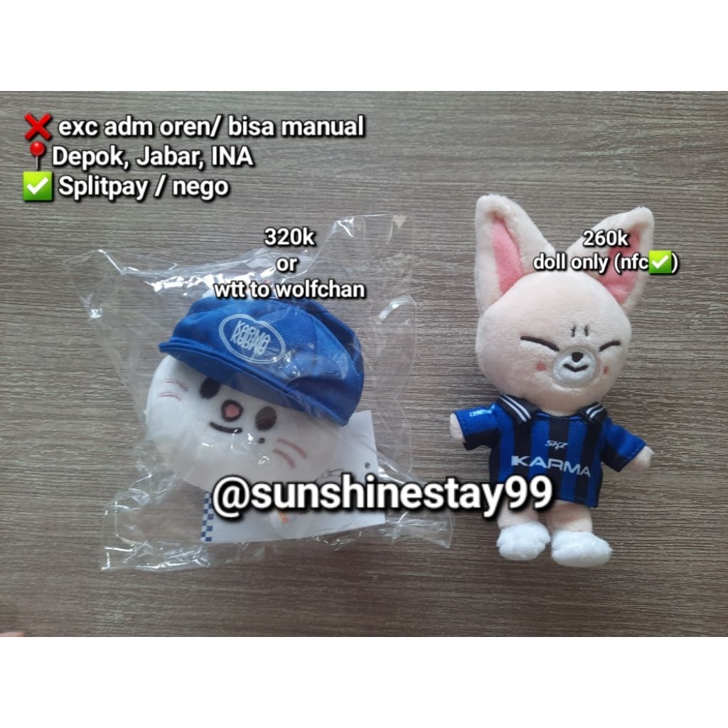 Skzoo ตุ๊กตา ballcap jiniret skzoo กรรมสุนัขจิ้งจอกอย่างเป็นทางการ