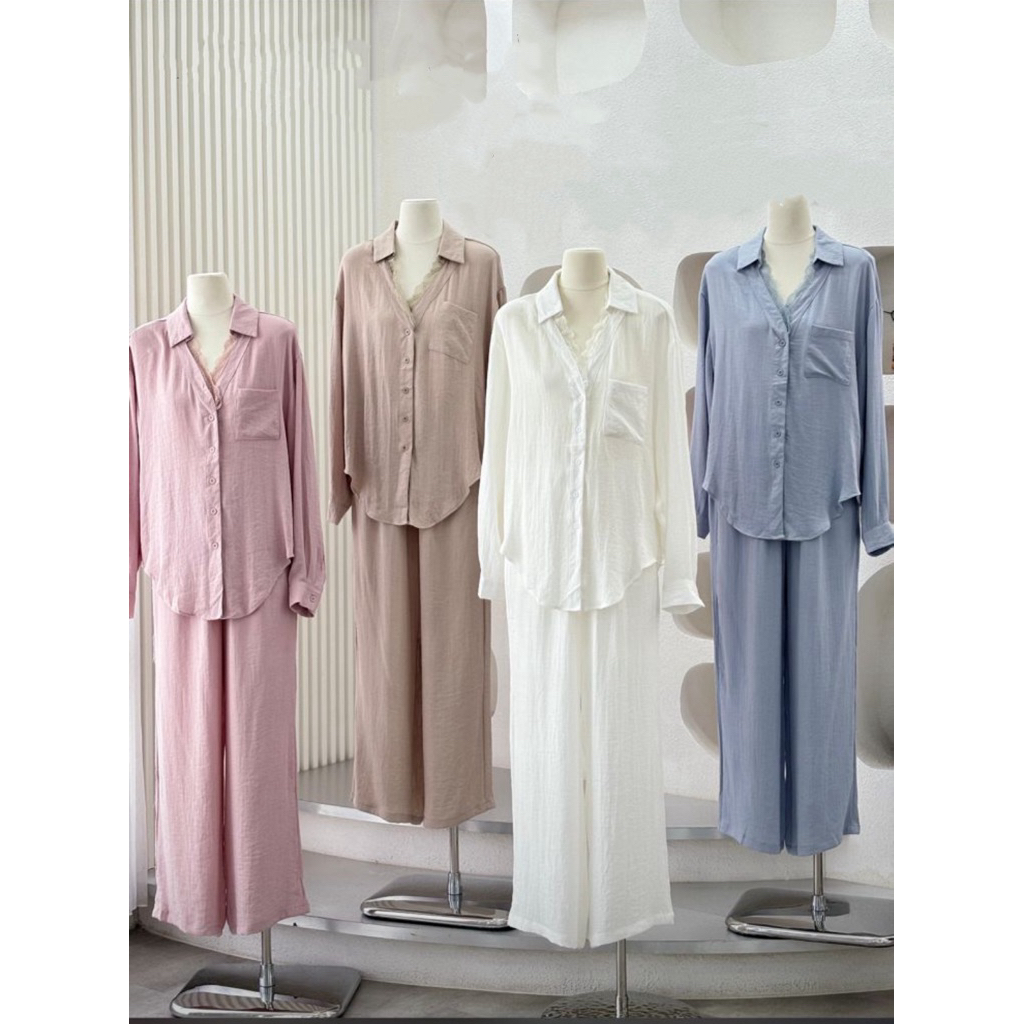 JLO lace oneset กางเกงนําเข้าระดับพรีเมียม