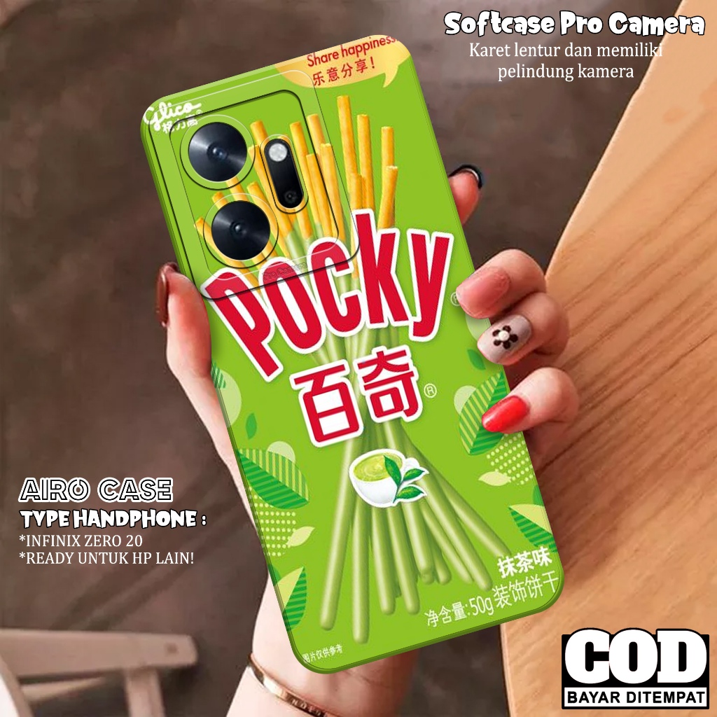 เคส HP INFINIX ZERO 20 - เคสแฟชั่น FOOD - INFINIX ZERO 20 Softcase - Pro Camera Case - INFINIX ZERO 