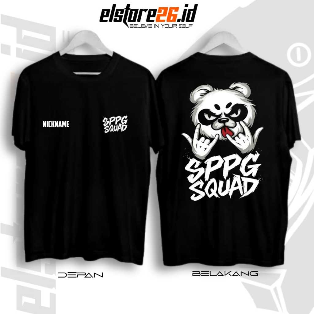 เสื้อยืด ELSTRA26 SPPG SQUAD ฟรีชื่อที่กําหนดเอง | MBG BGN เสื้อยืดแขนสั้นและแขนยาวสําหรับผู้ชายและผ