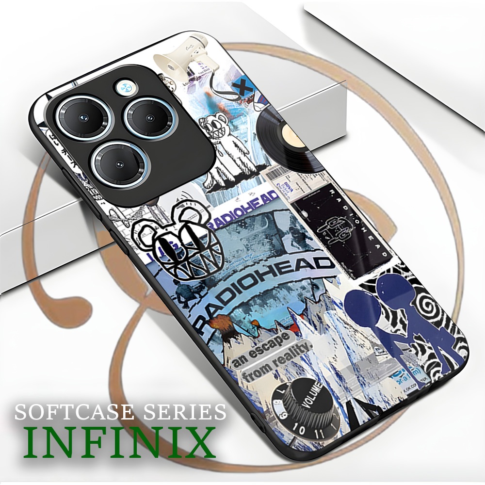 [CC08] SOFTCASE INFINIX HOT 40i | 30 | 30i | 30 เล่น | 40 | 40Pro | สมาร์ท 8 | 8PRO Softcase แก้วกลิ