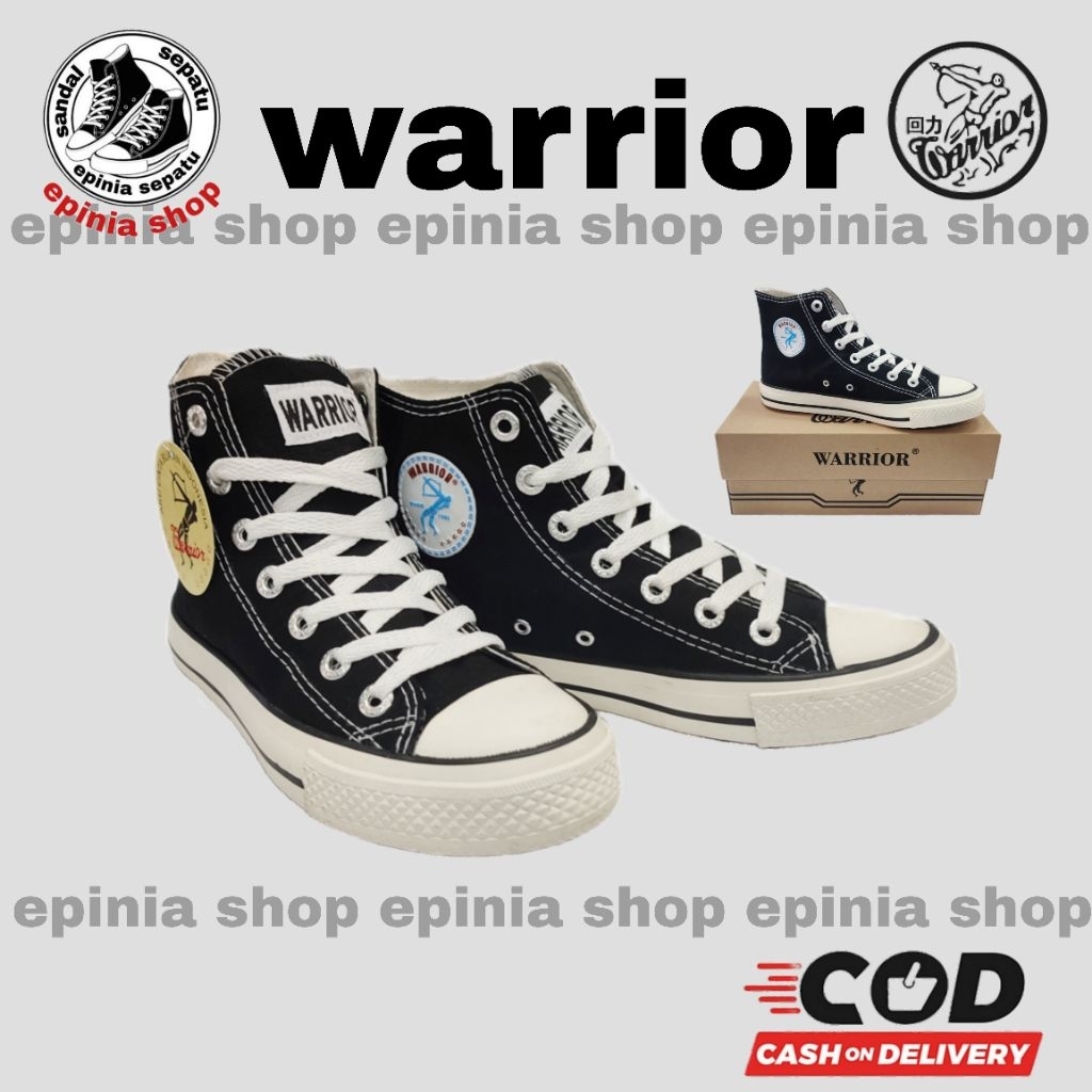 WARRIOR HI SCHOOL รองเท้าต้นฉบับ WARRIOR JUNIOR HIGH SCHOOL รองเท้าผ้าใบเดิน