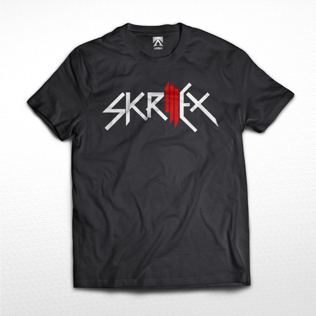 SKRILLEX Logo T-SHIRT / DJ rock music เสื้อยืด unisex distro เสื้อผ้า VINTAGE BAND T-SHIRT