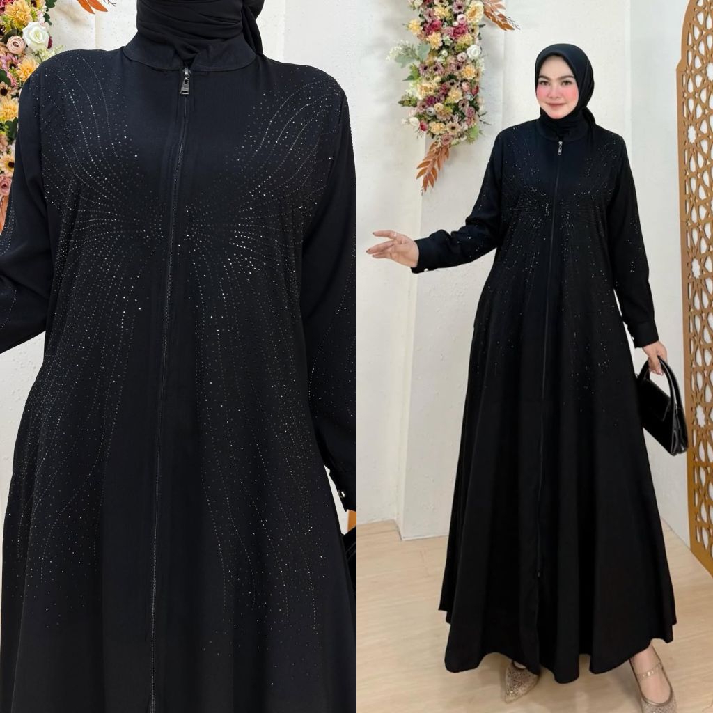 ZALKA ABAYA ORIGINAL SINESA PREMIUM AVAILABLE ใน JUMBO BIGSIZE