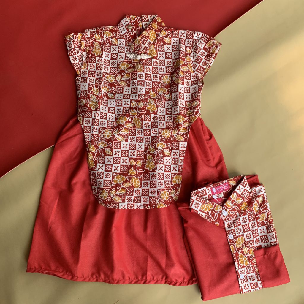 KEMEJA KATUN MIGU DRESS QIPAO CHILDRENS BATIK SHIRT PREMIUM SOFT COTTON MATERIAL