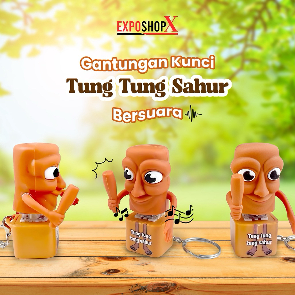 GUNDAN TUNG SAHUR SOUND KEYCHAIN / TUNG SAHUR SOUND KEYCHAIN