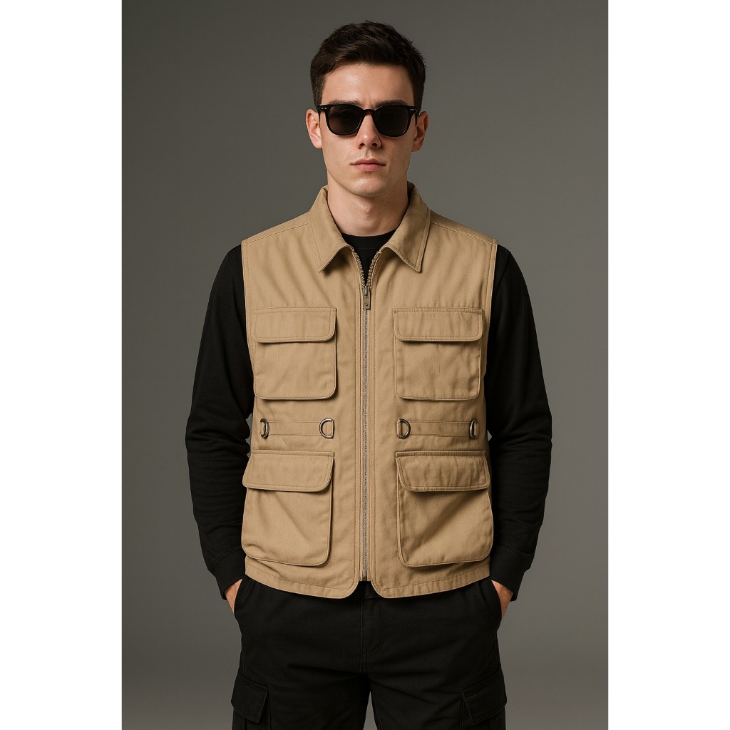 เสื้อกั๊กคอปกมัลติฟังก์ชั่น KKN Field OSIS ETC