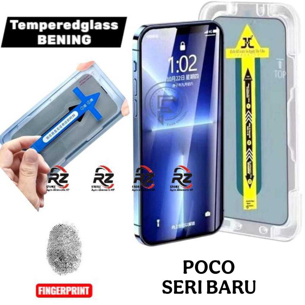 LAYAR TG CLEAR SUPERFIT กระจกนิรภัย POCO C85 M7 F7 PRO ULTRA ฟิล์มกันรอยหน้าจอป้องกันรอยขีดข่วน