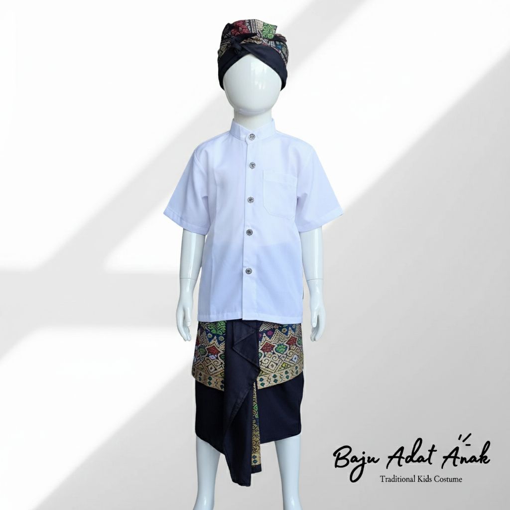 BALINESE TRADITIONAL CLOTHING SET สําหรับ CHILDREN | ชุด SAFARI แบบดั้งเดิมของ Balines สําหรับเด็กผู้ชาย