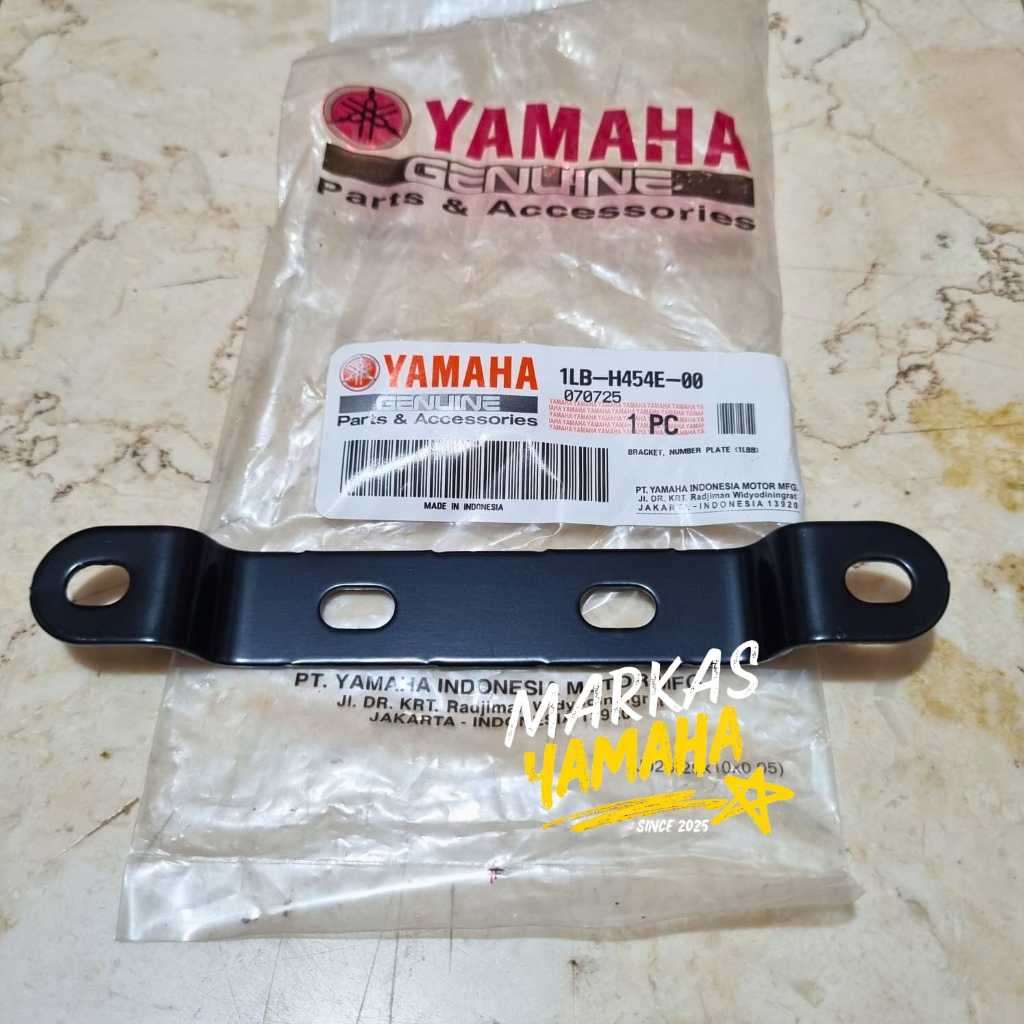 Original Yamaha Xeon Rc Fi Mio Gear Fazzio Aerox 125 ขายึดป้ายทะเบียนเหล็ก 1LB-H454E-00