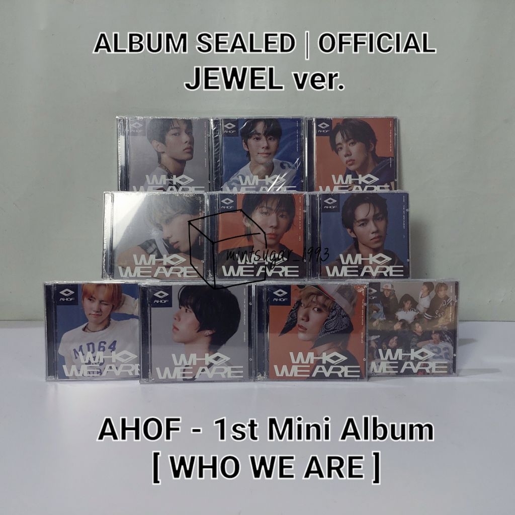 [ READY SEALED ] AHOF - มินิอัลบั้มที่ 1 [ WHO WE ARE ] ( JEWEL Ver. ) ( Steven Jeongwoo Wongki Shua